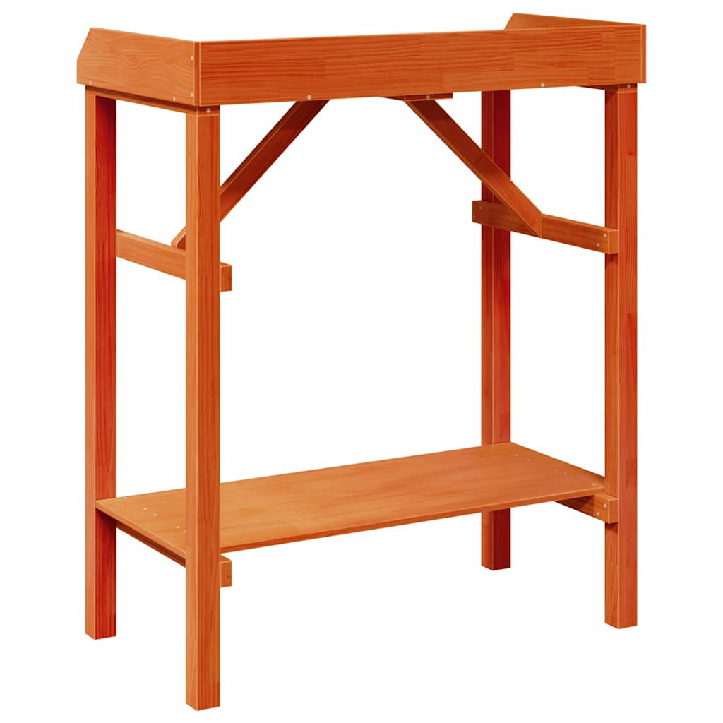 Pflanztisch Braun 75 x 40 x 90 cm Massives Kiefernholz