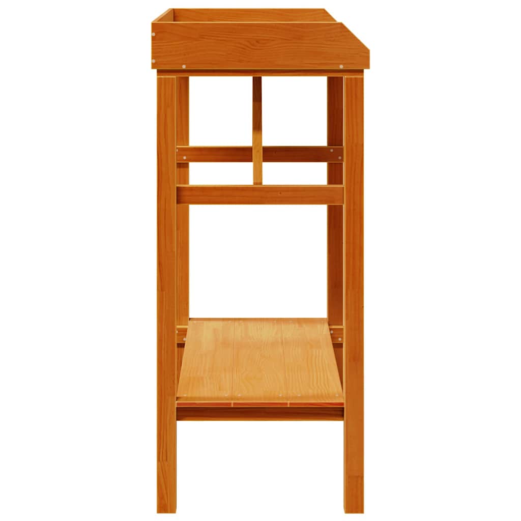 Pflanztisch Braun 75 x 40 x 90 cm Massives Kiefernholz
