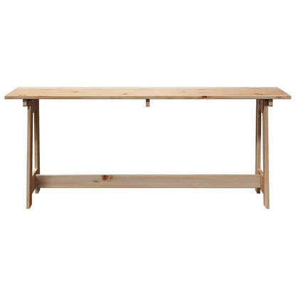 Bank Outdoor Natur 119 x 37 x 47 cm Massives Kiefernholz