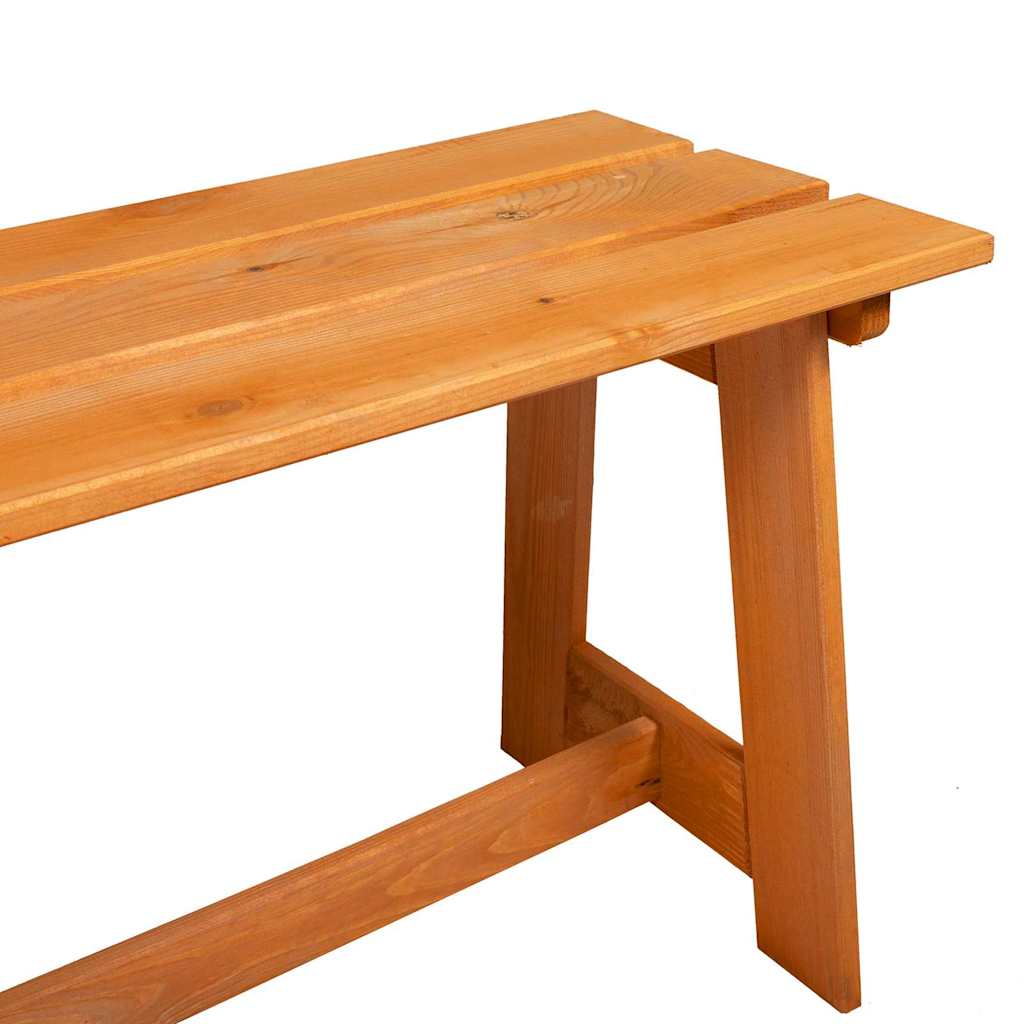 Bank Outdoor Braun 119 x 37 x 47 cm Massives Kiefernholz