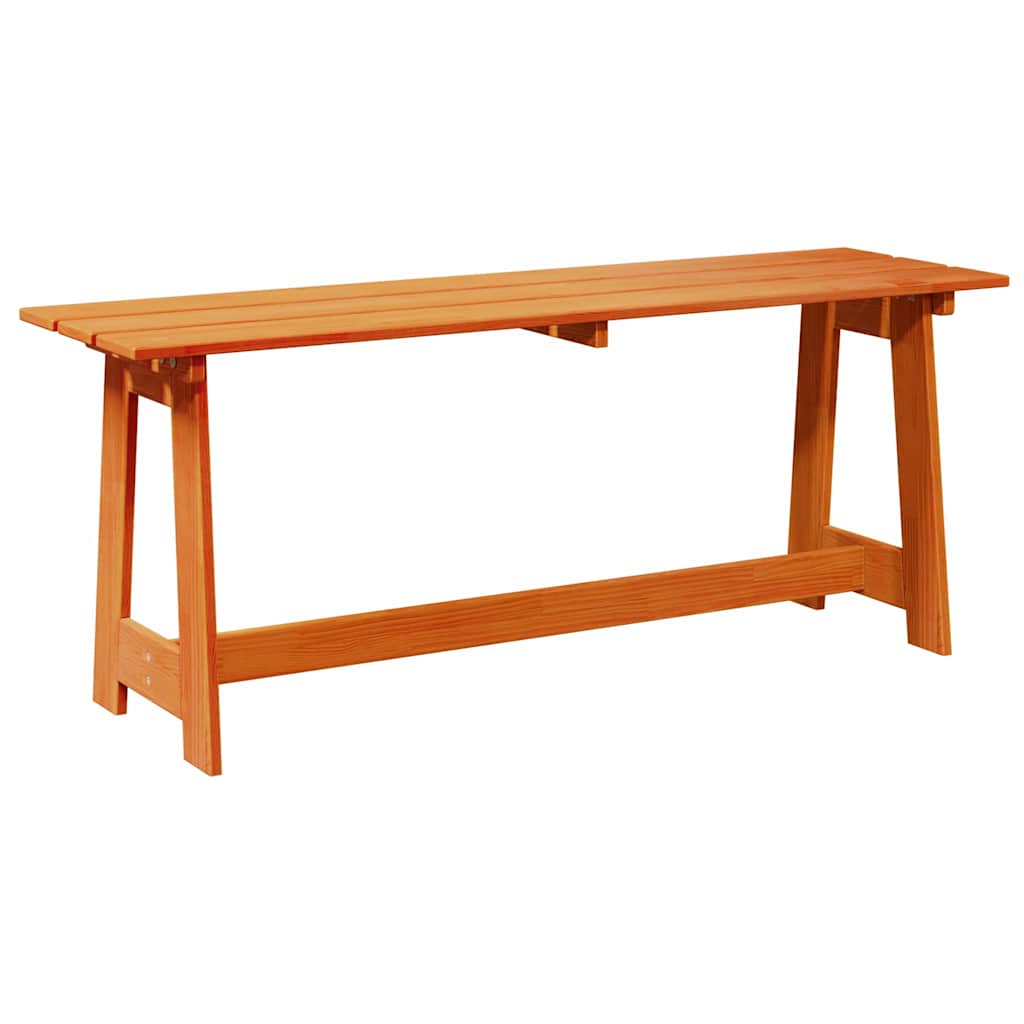 Bank Outdoor Braun 119 x 37 x 47 cm Massives Kiefernholz