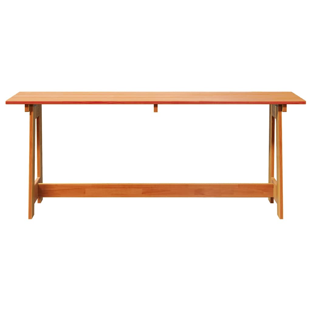 Bank Outdoor Braun 119 x 37 x 47 cm Massives Kiefernholz