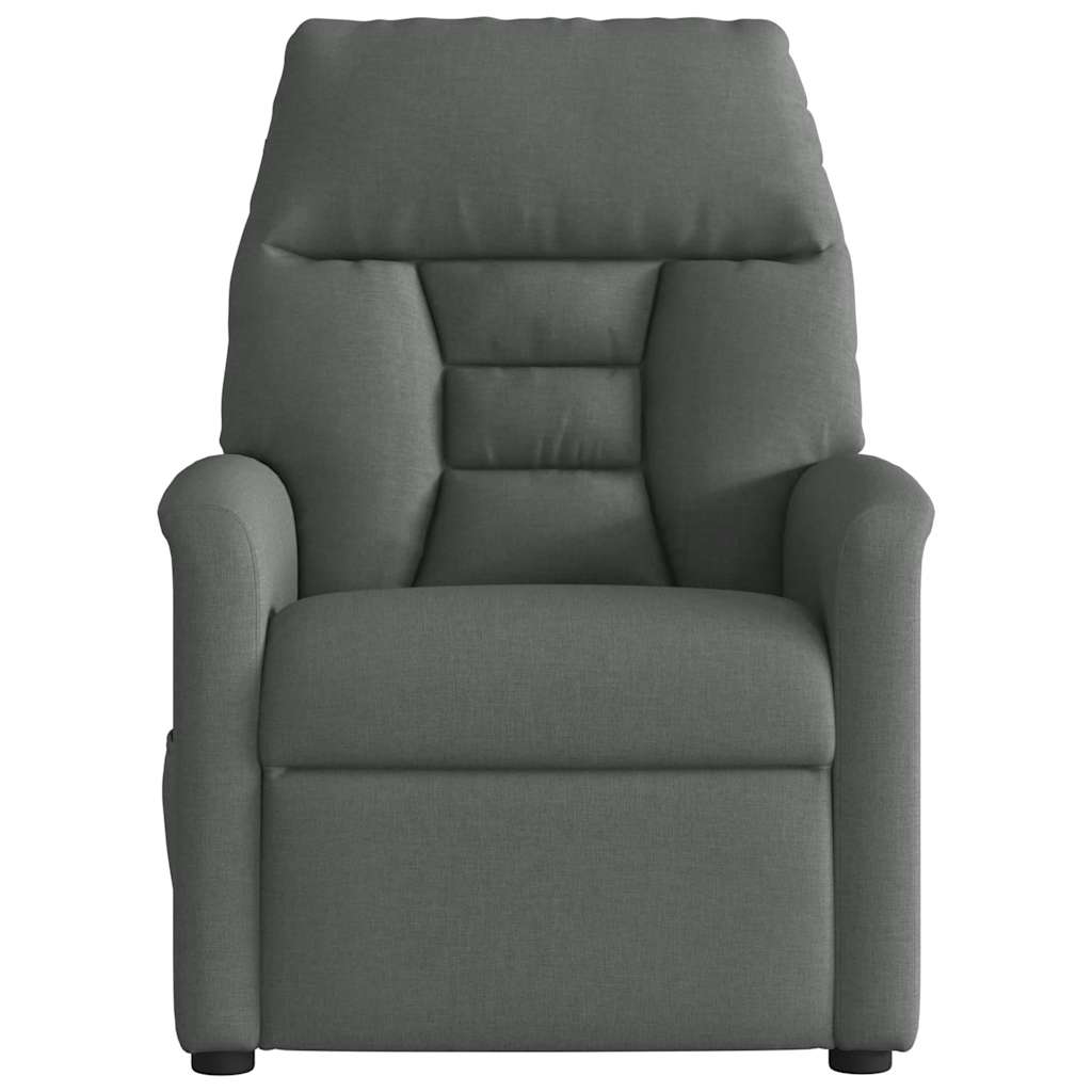 Relaxsessel Elektrisch Dunkelgrau Stoff
