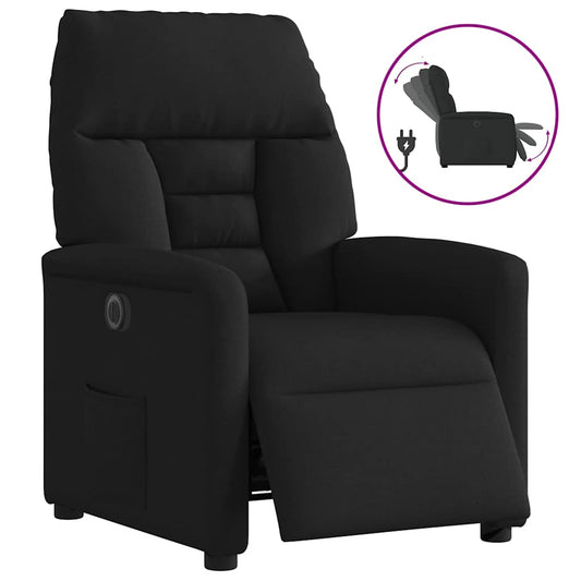 Relaxsessel Elektrisch Schwarz Stoff