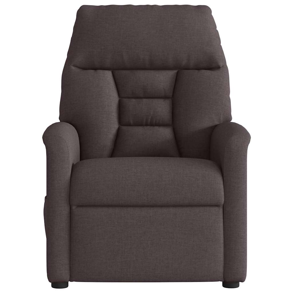 Relaxsessel Elektrisch Dunkelbraun Stoff
