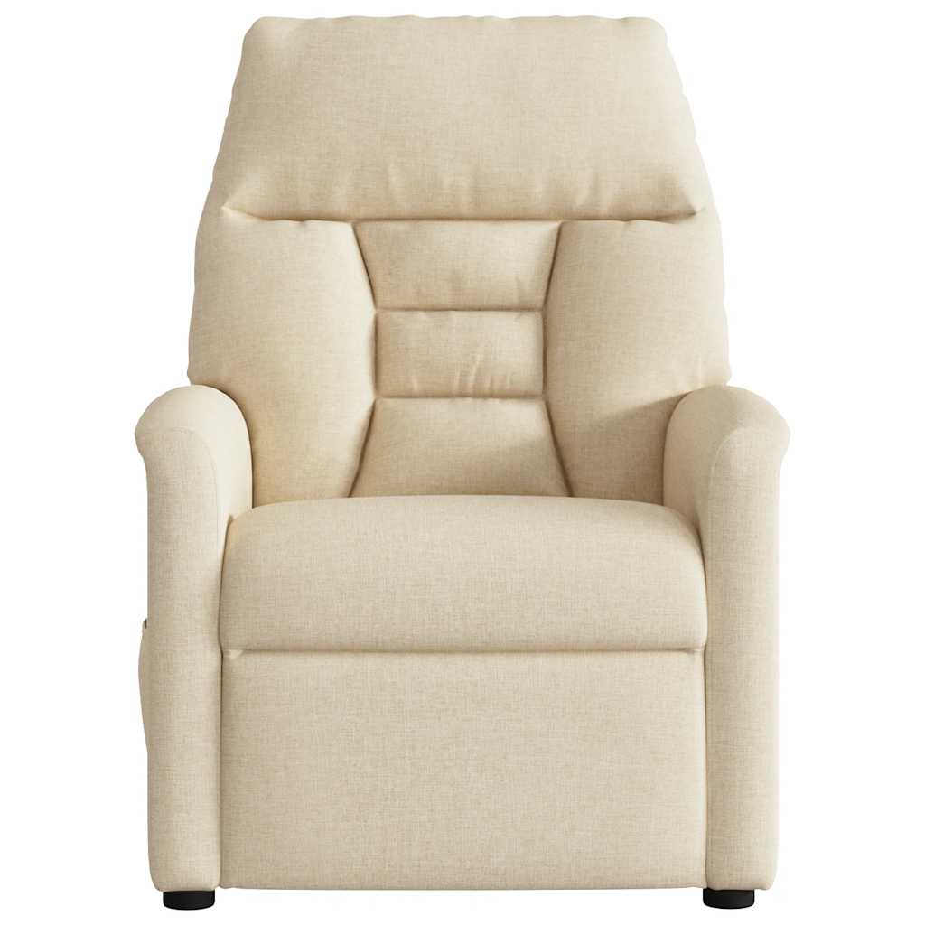 Relaxsessel Elektrisch Creme Stoff