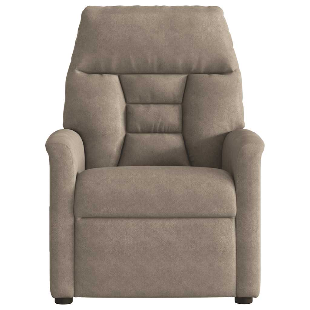 Relaxsessel Elektrisch Taupe Mikrofasergewebe