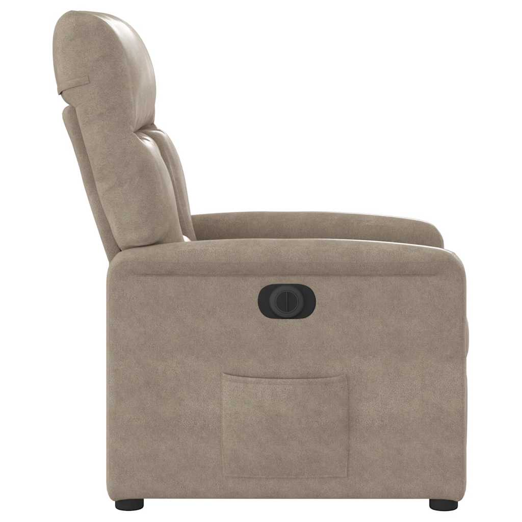 Relaxsessel Elektrisch Taupe Mikrofasergewebe