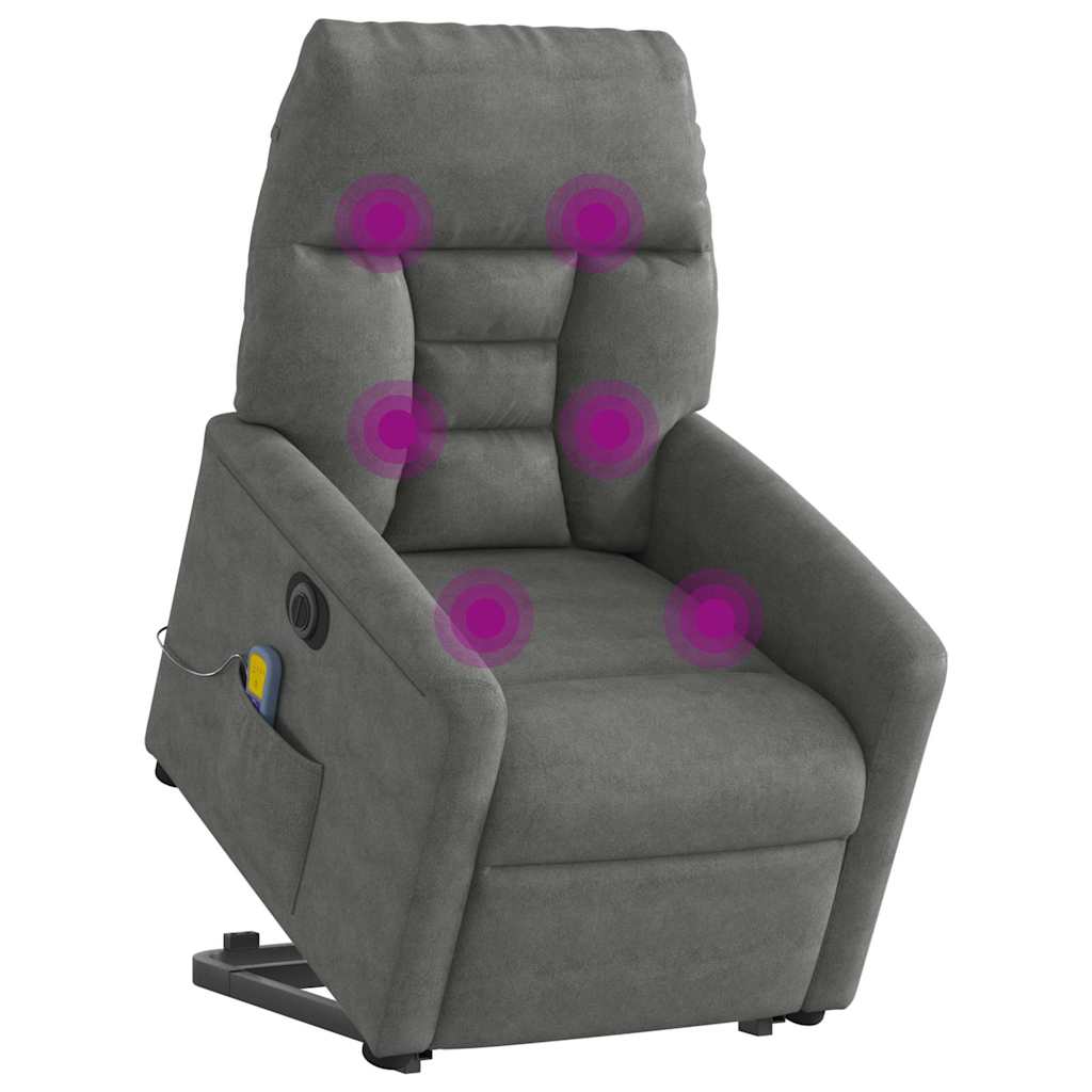 Massagesessel Aufstehhilfe Elektrisch Dunkelgrau