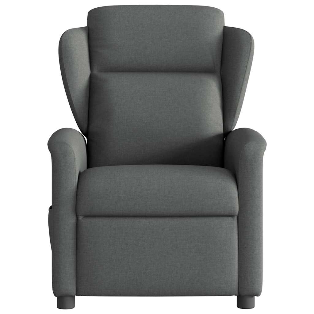 Relaxsessel Elektrisch Dunkelgrau Stoff