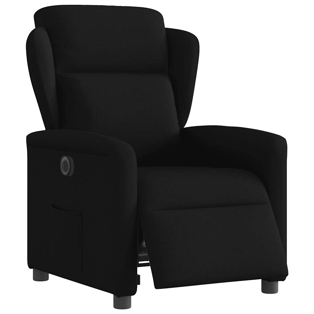 Relaxsessel Elektrisch Schwarz Stoff