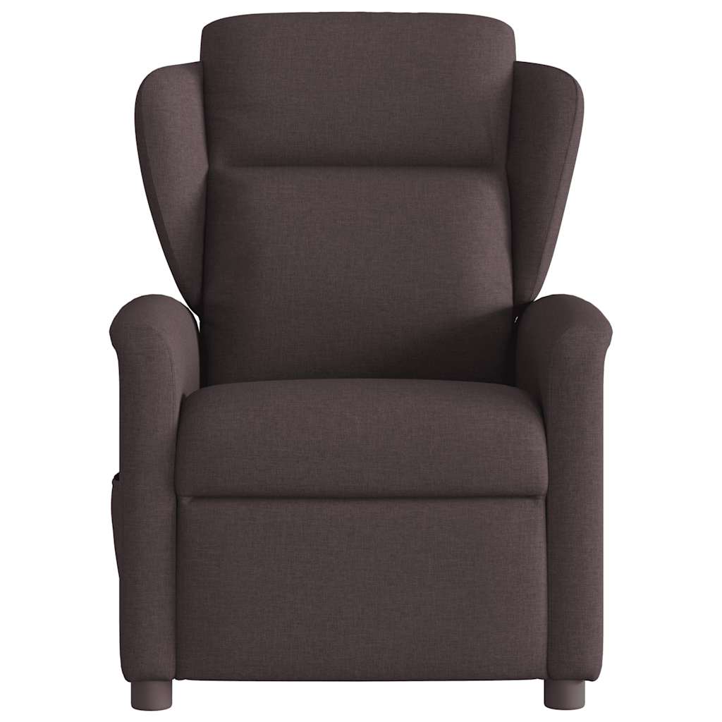 Relaxsessel Elektrisch Dunkelbraun Stoff