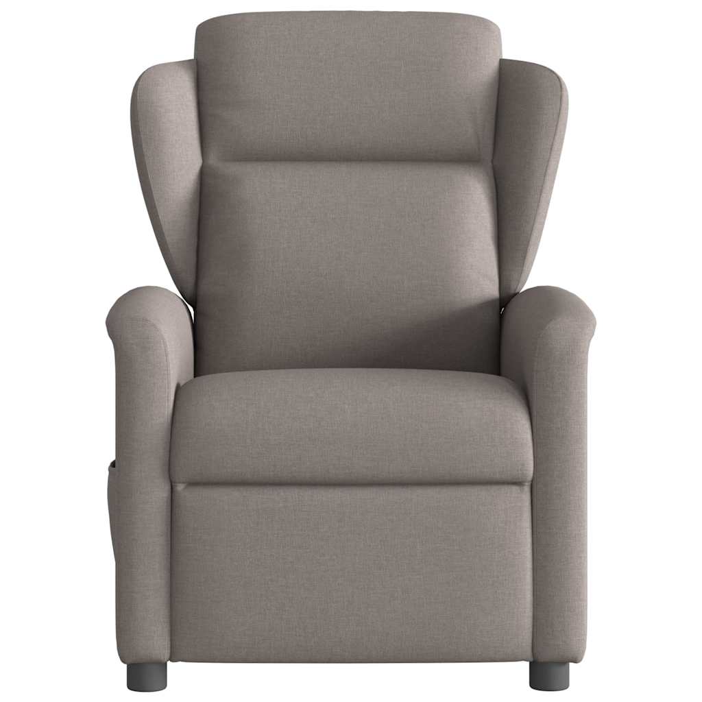 Relaxsessel Elektrisch Taupe Stoff