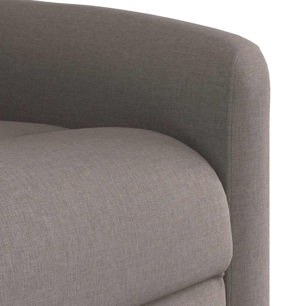 Relaxsessel Elektrisch Taupe Stoff