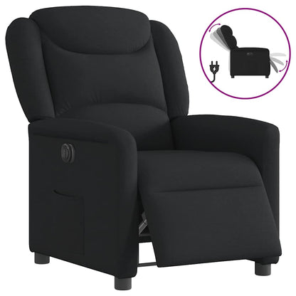 Relaxsessel Elektrisch Schwarz Stoff