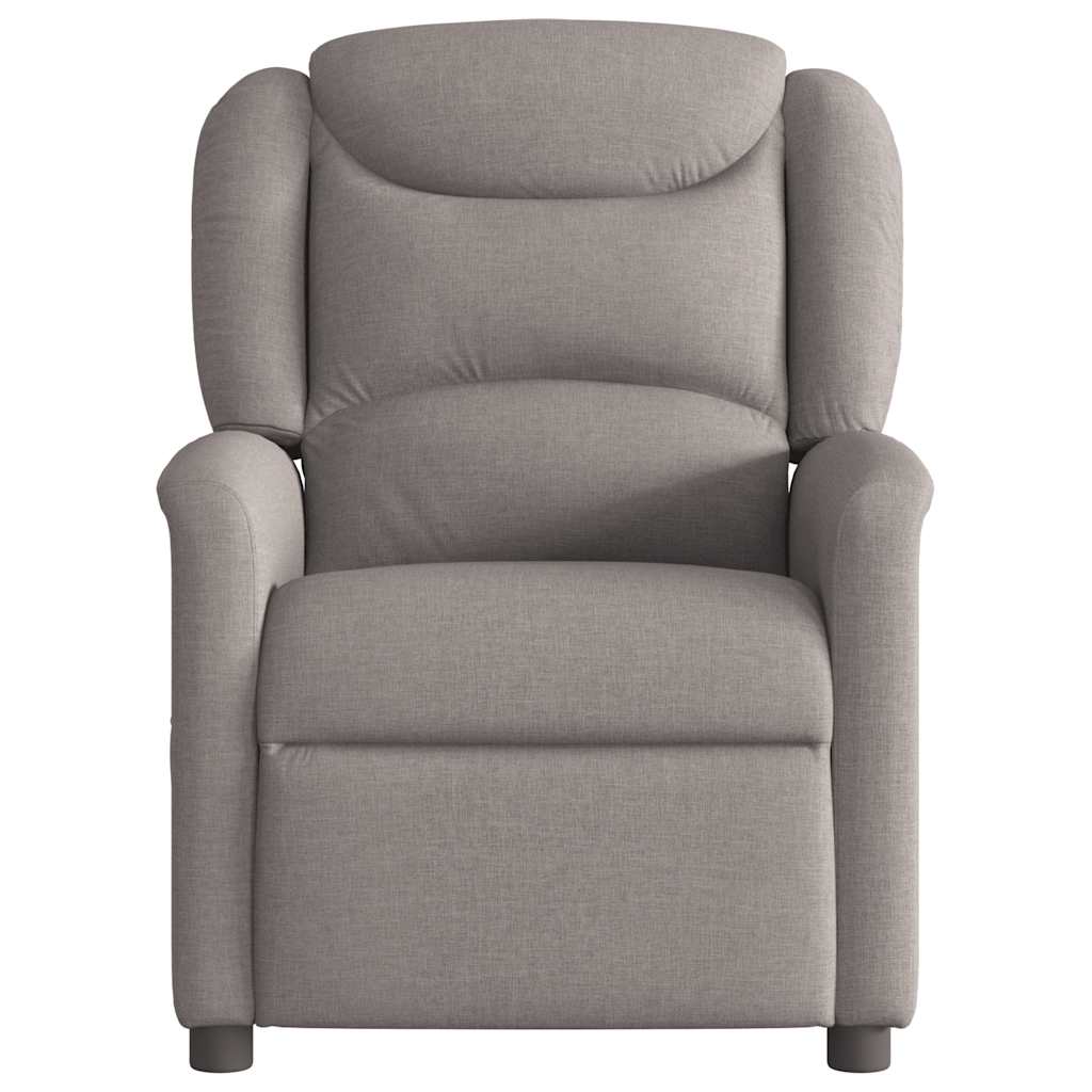 Relaxsessel Elektrisch Taupe Stoff