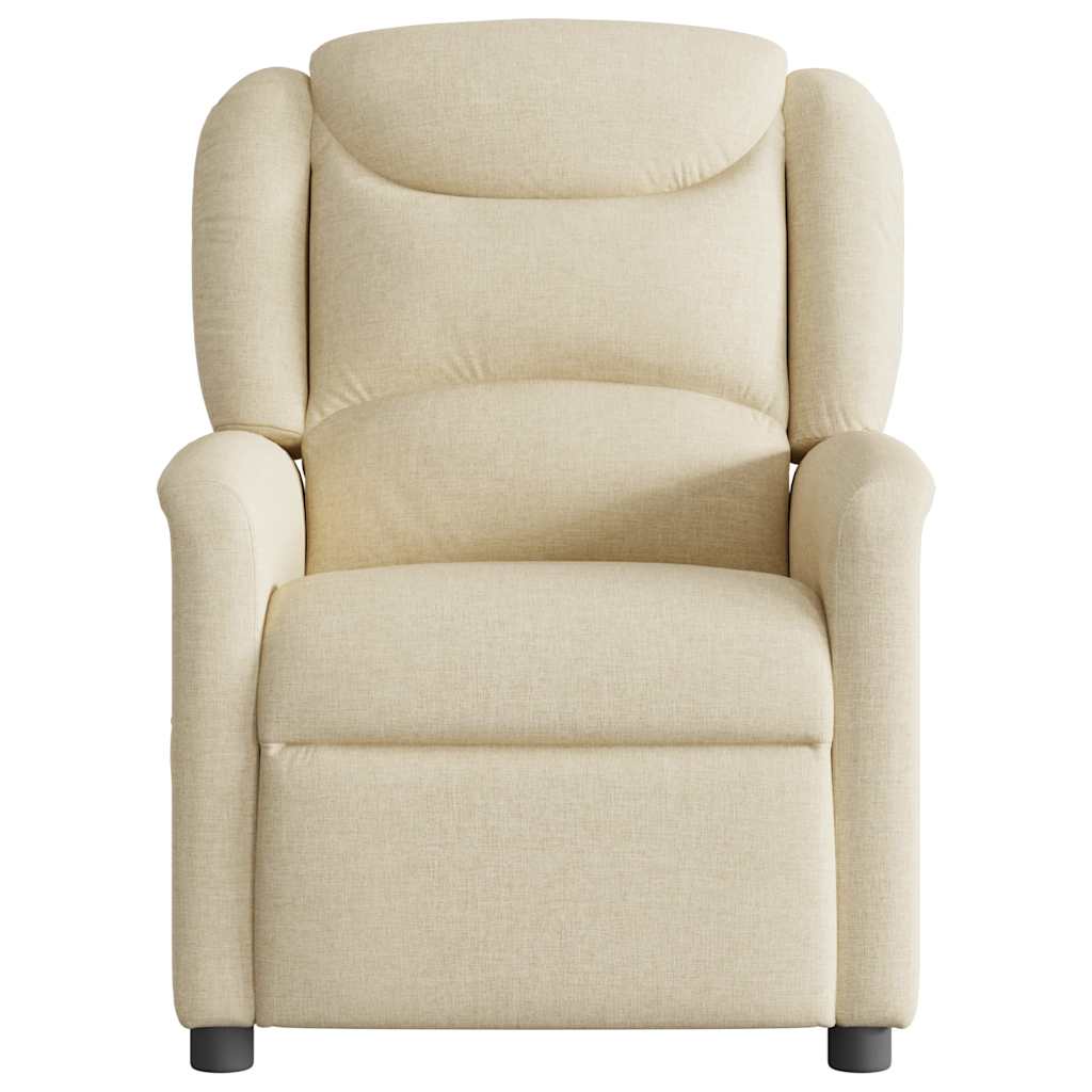Relaxsessel Elektrisch Creme Stoff