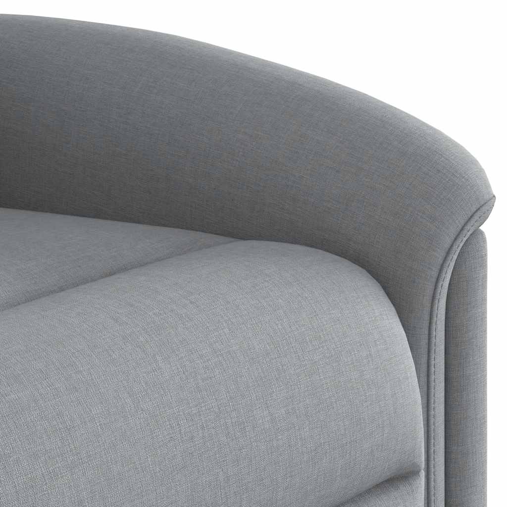 Relaxsessel Elektrisch Hellgrau Stoff