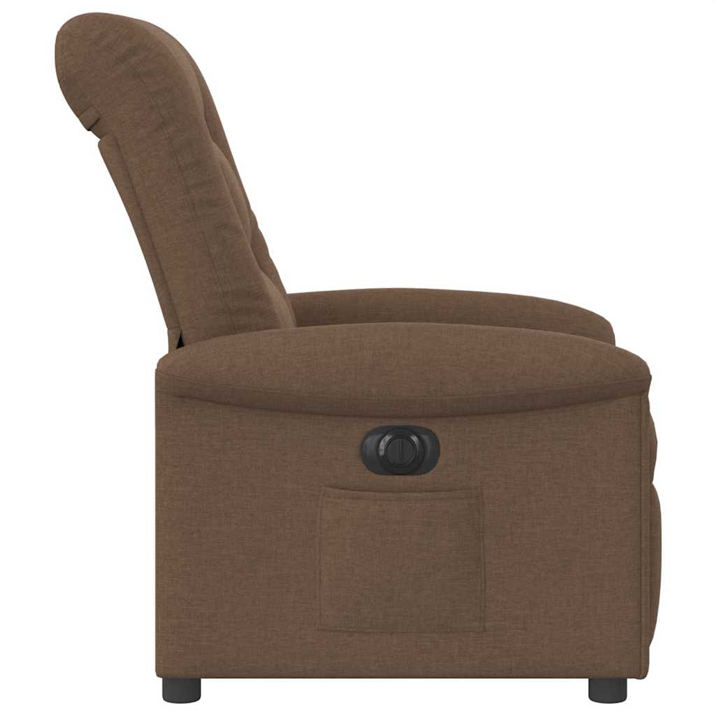 Relaxsessel Elektrisch Braun Stoff
