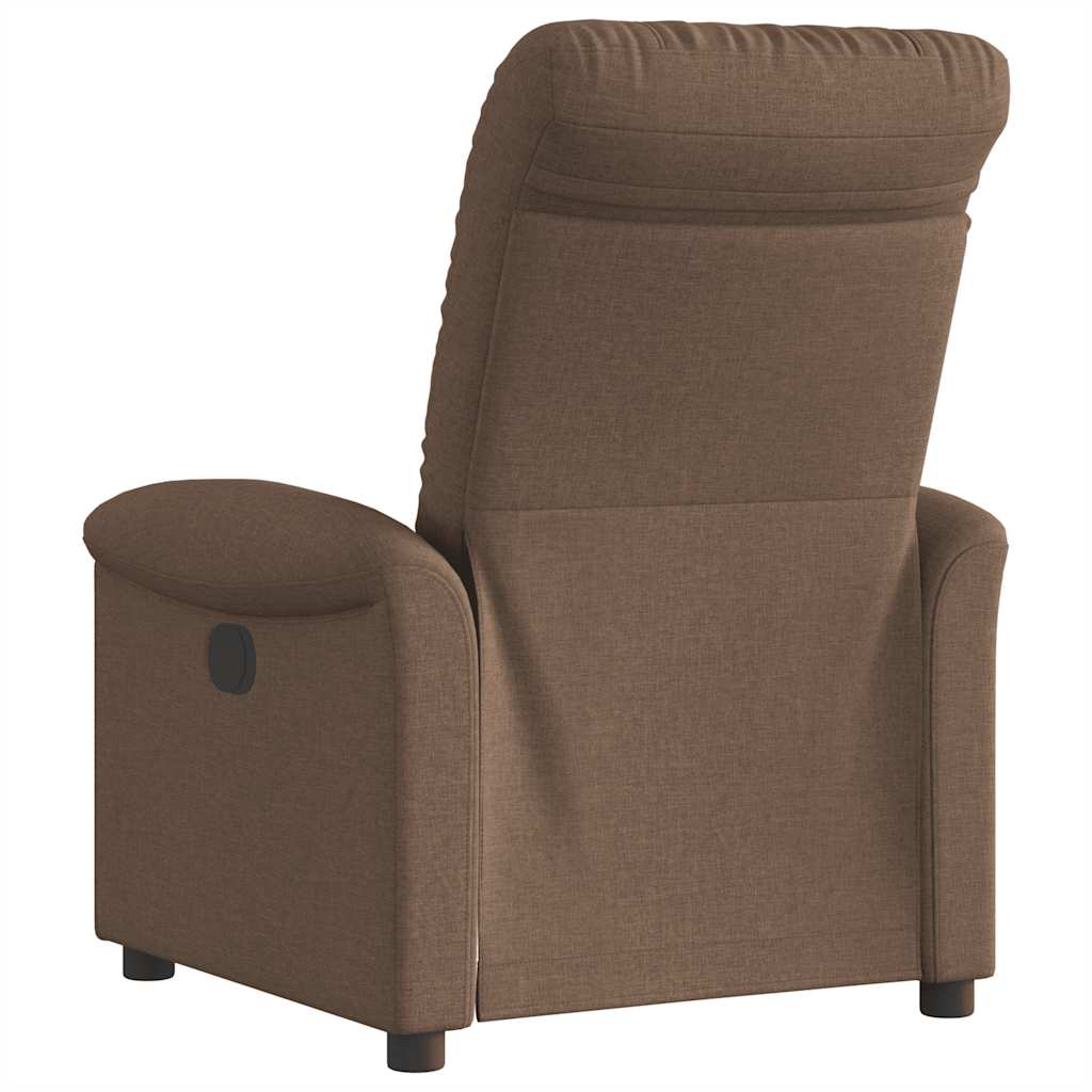 Relaxsessel Elektrisch Braun Stoff