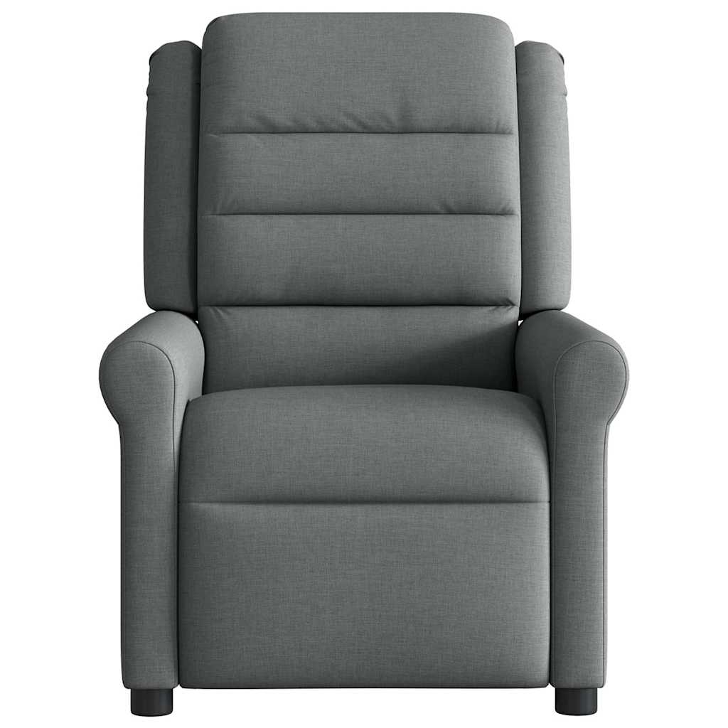 Relaxsessel Elektrisch Dunkelgrau Stoff