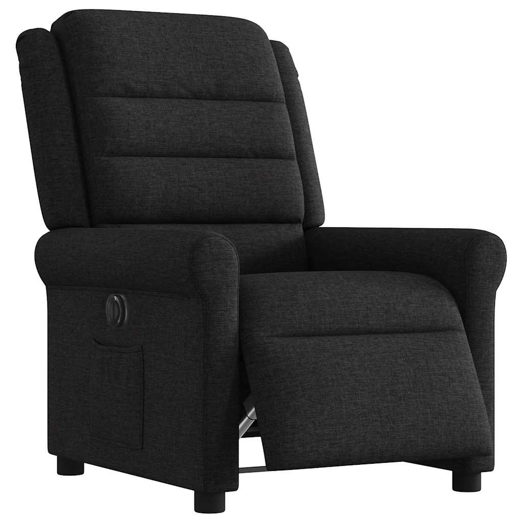 Relaxsessel Elektrisch Schwarz Stoff