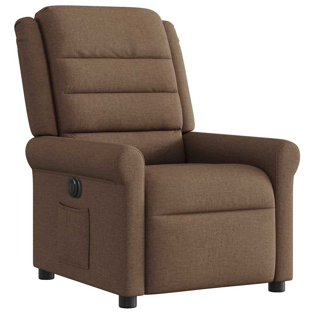 Relaxsessel Elektrisch Braun Stoff
