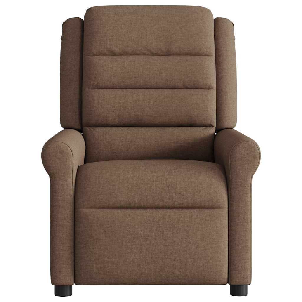 Relaxsessel Elektrisch Braun Stoff