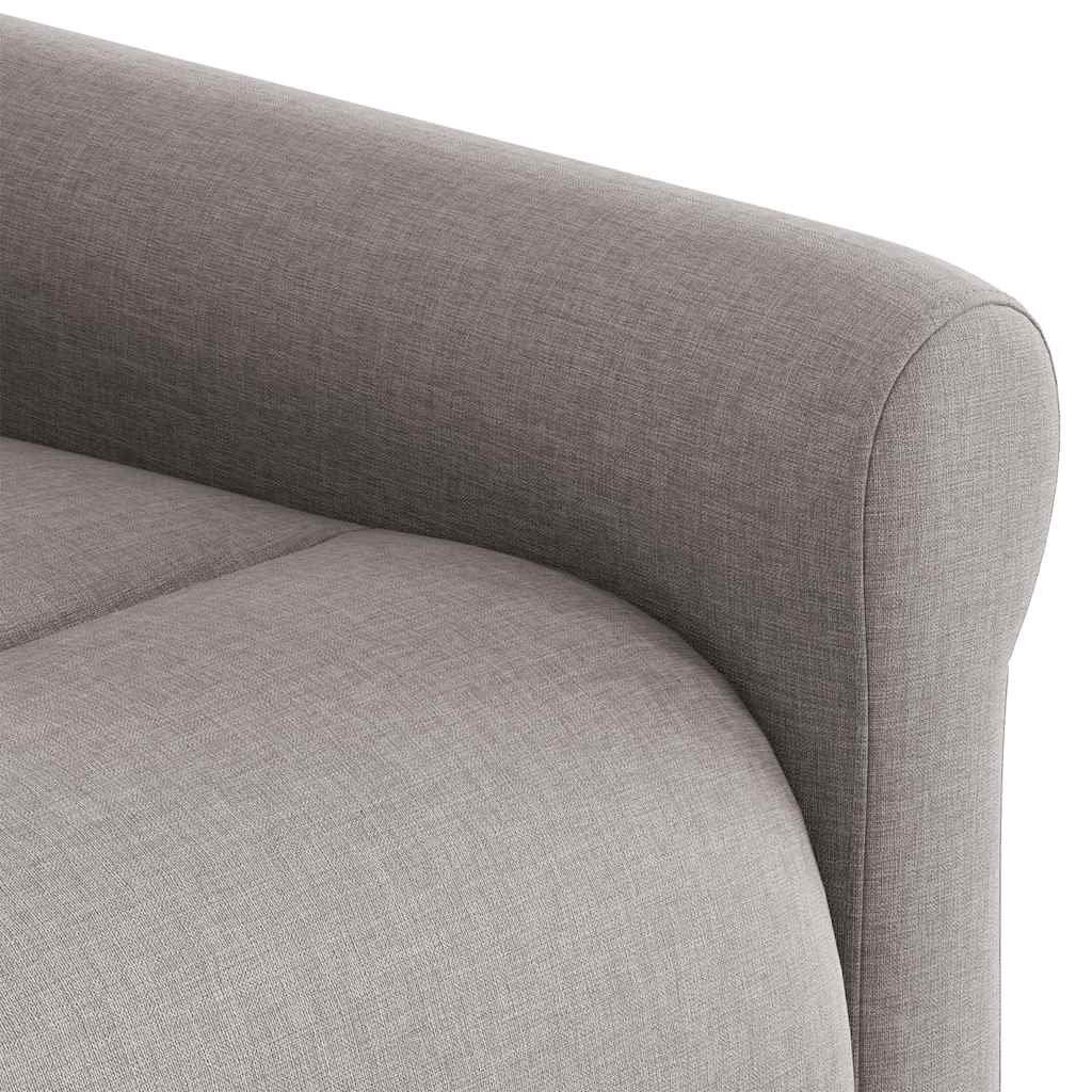 Relaxsessel Elektrisch Taupe Stoff
