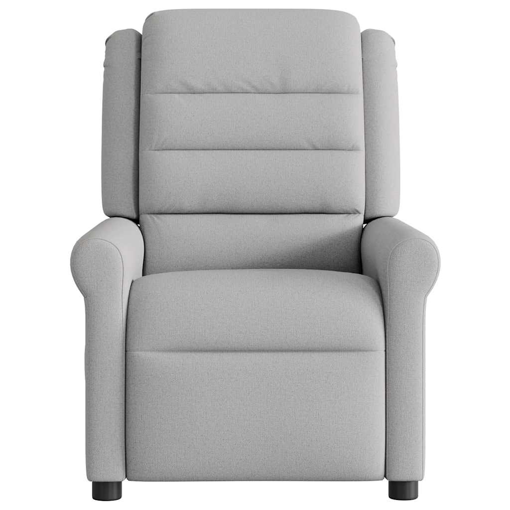 Massagesessel Elektrisch Wolkengrau Stoff