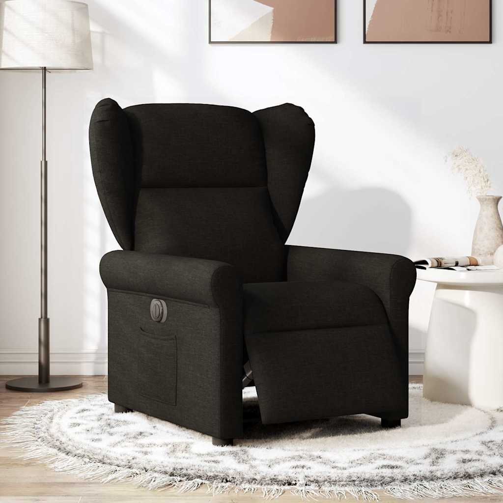 Relaxsessel Elektrisch Schwarz Stoff