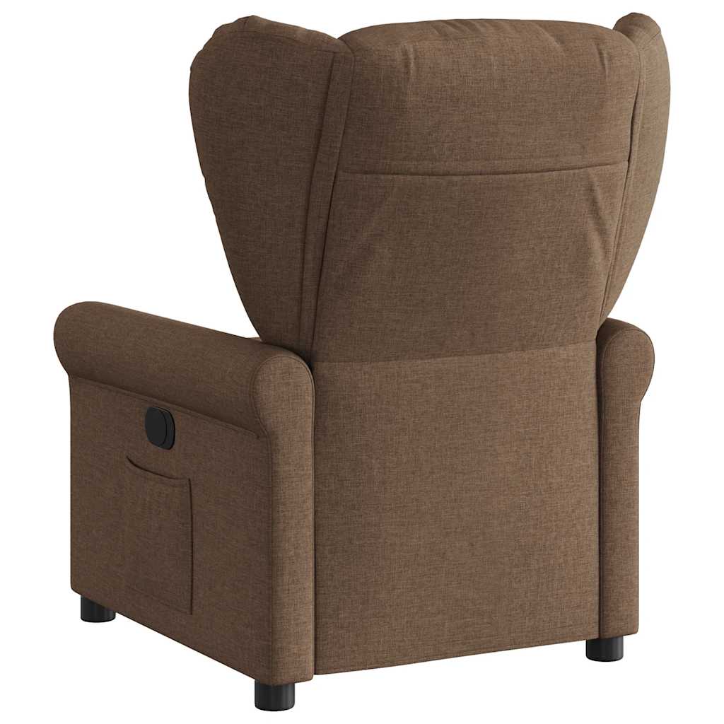 Relaxsessel Elektrisch Braun Stoff