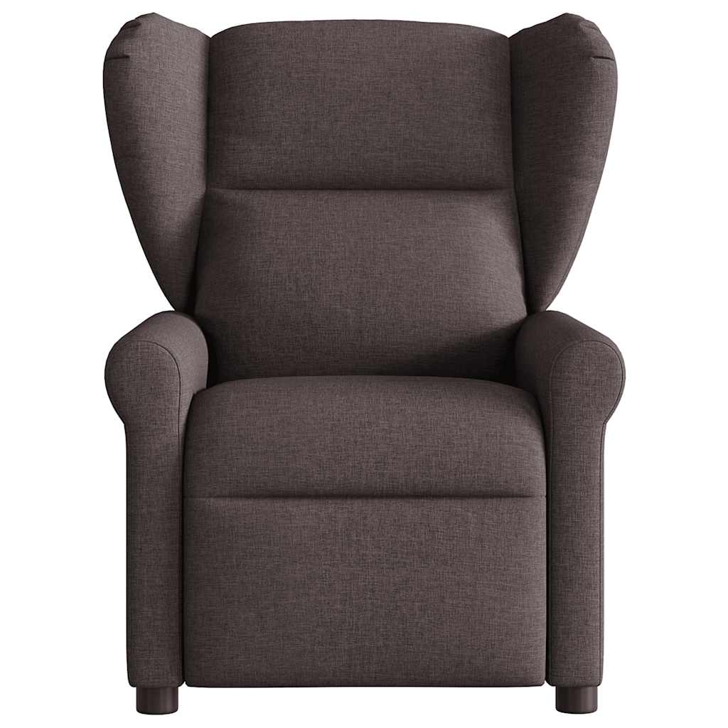 Relaxsessel Elektrisch Dunkelbraun Stoff