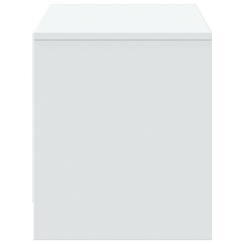 Meuble TV avec éclairage LED blanc 97x34x40 cm en bois