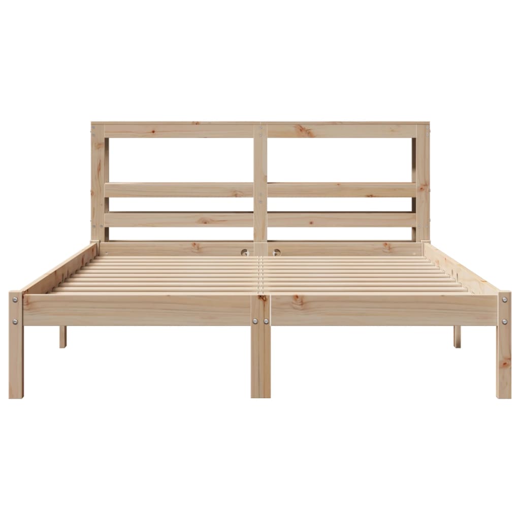 Massivholzbett ohne Matratze 160x200 cm Kiefernholz