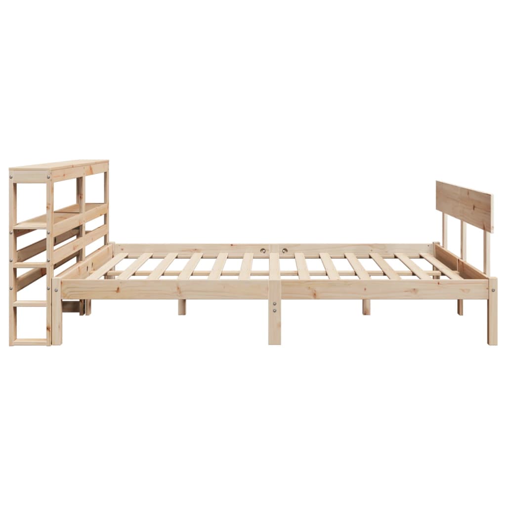 Massivholzbett ohne Matratze 140x200 cm Kiefernholz