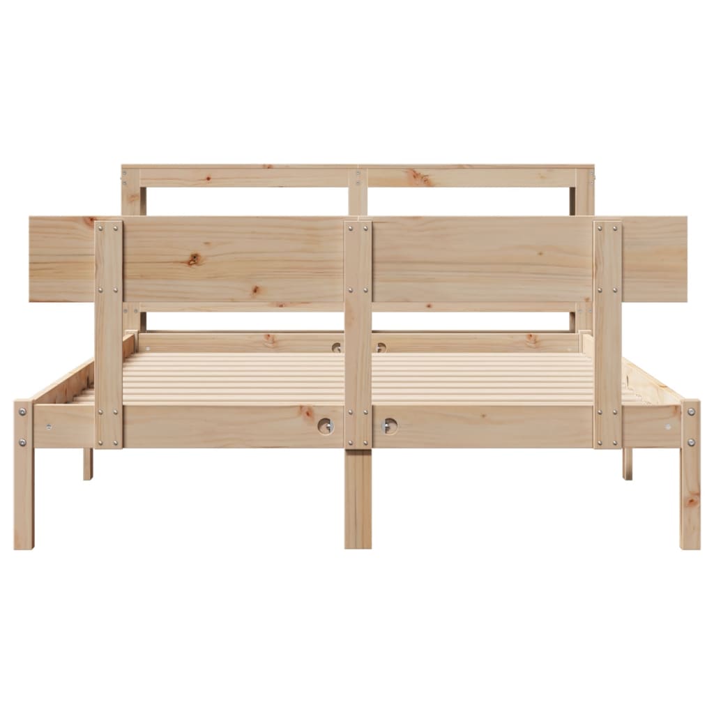 Massivholzbett ohne Matratze 160x200 cm Kiefernholz