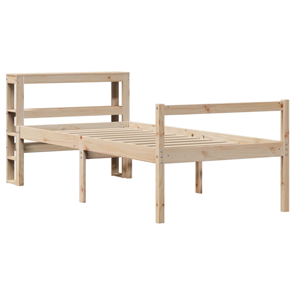 Seniorenbett mit Kopfteil ohne Matratze 90x190 cm