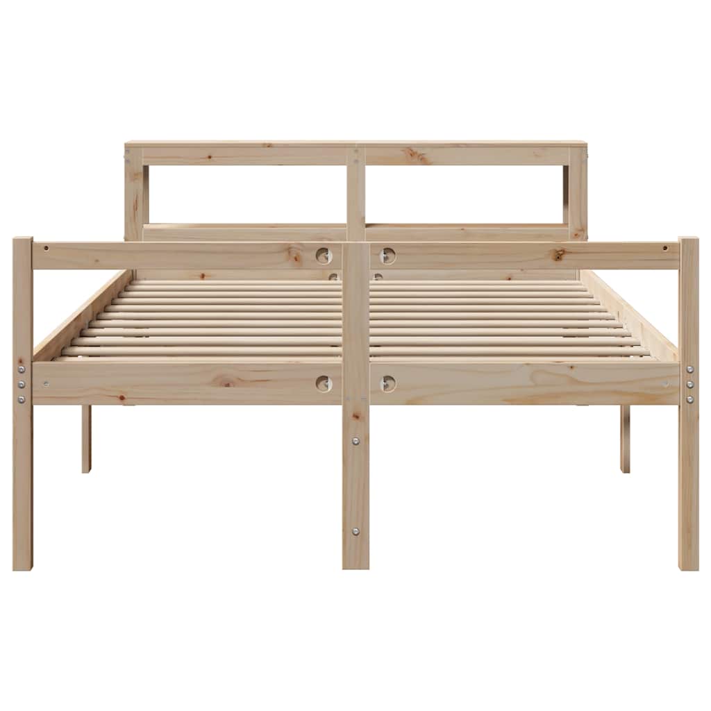 Seniorenbett mit Kopfteil ohne Matratze 120x200 cm