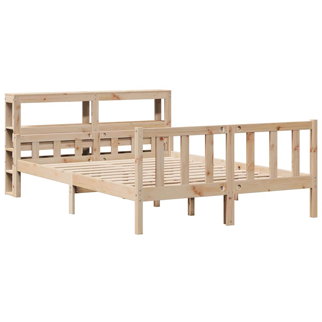 Massivholzbett ohne Matratze 160x200 cm Kiefernholz