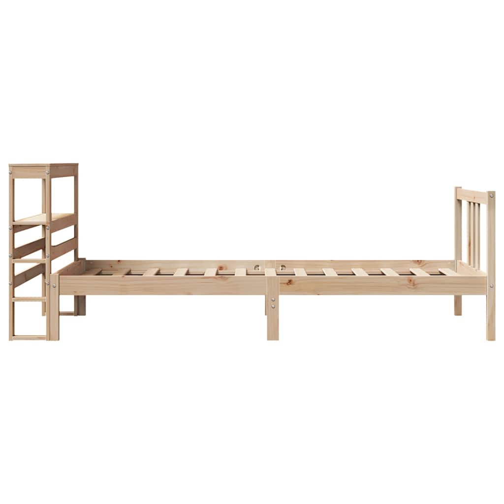 Bettgestell mit Kopfteil ohne Matratze 90x190 cm