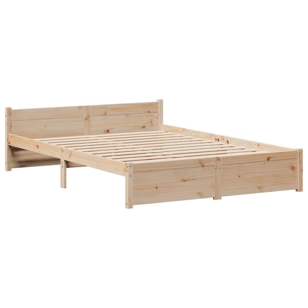 Bettgestell mit Kopfteil ohne Matratze 120x200 cm