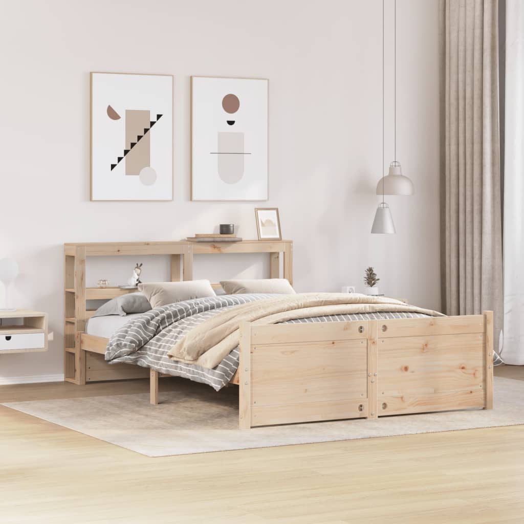 Bettgestell mit Kopfteil ohne Matratze 120x200 cm