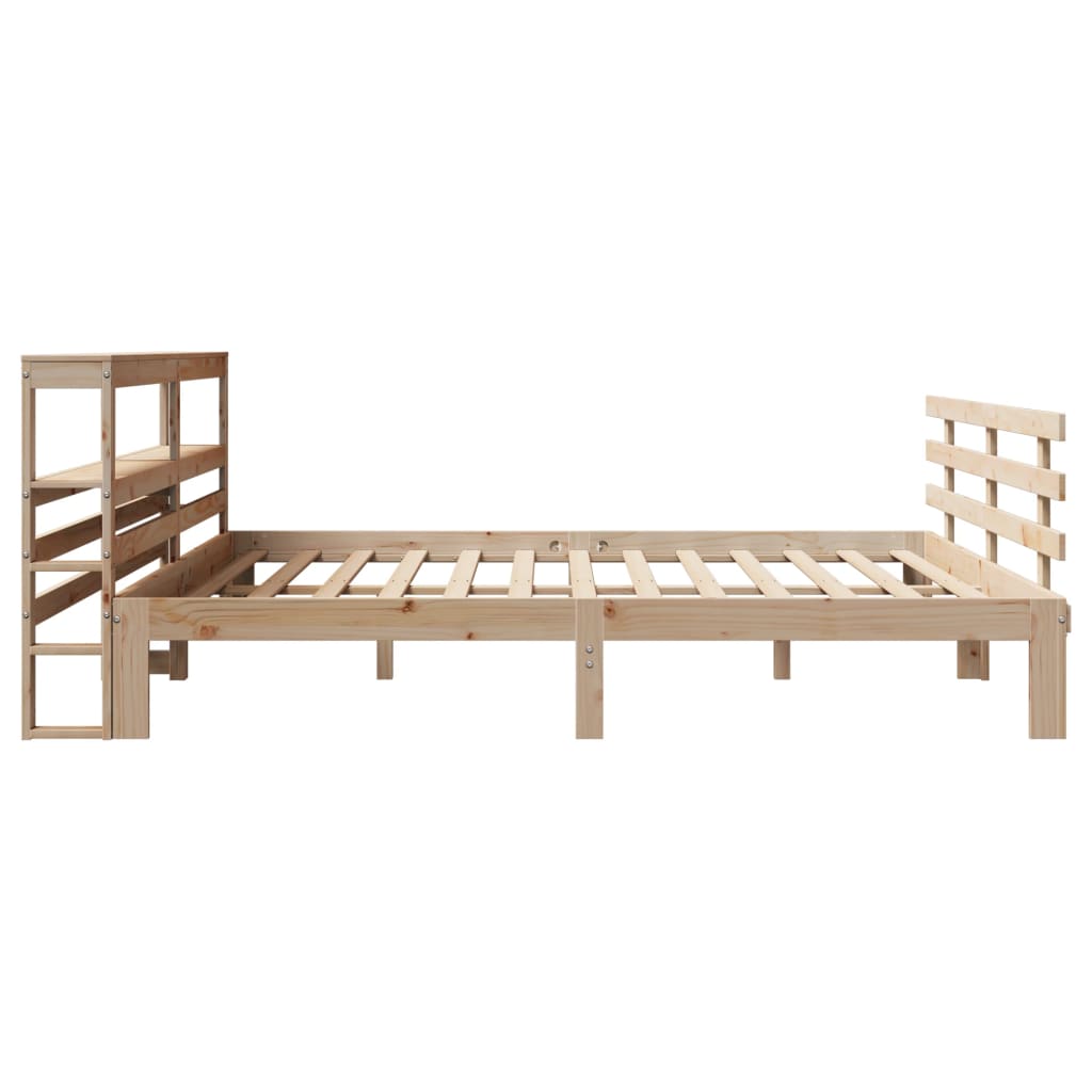 Bettgestell mit Kopfteil ohne Matratze 180x200 cm