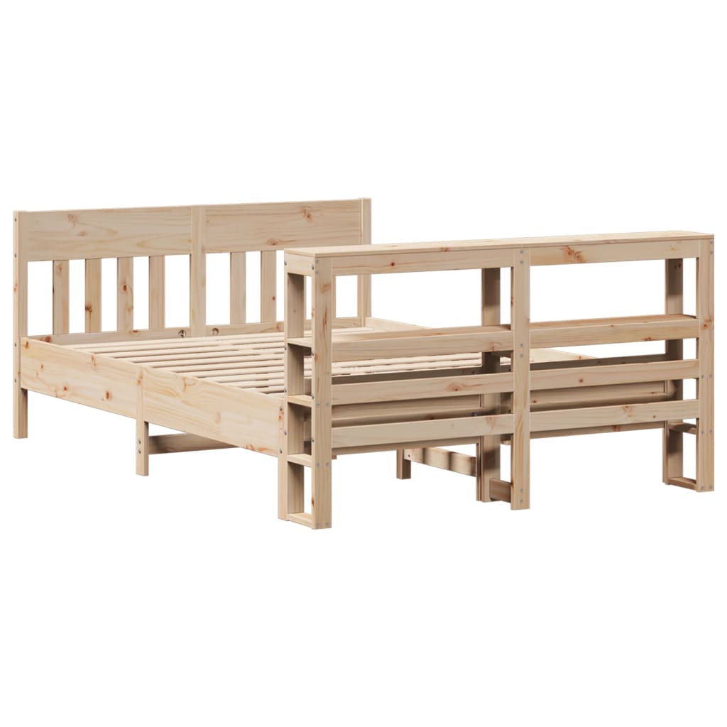 Massivholzbett ohne Matratze 160x200 cm Kiefernholz