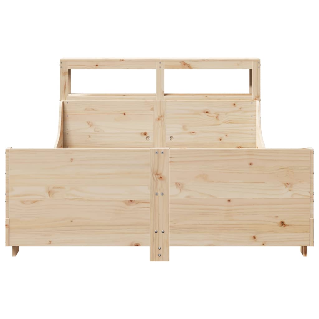 Massivholzbett ohne Matratze 160x200 cm Kiefernholz