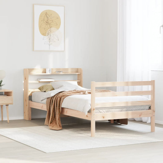 Bettgestell mit Kopfteil ohne Matratze 100x200 cm