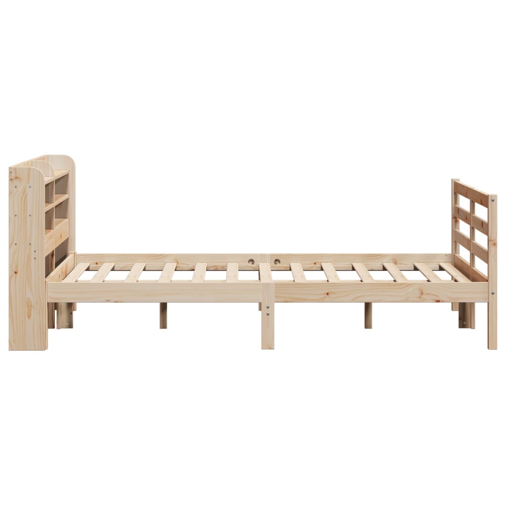 Bed frame with headboard without mattress 120x200 cm