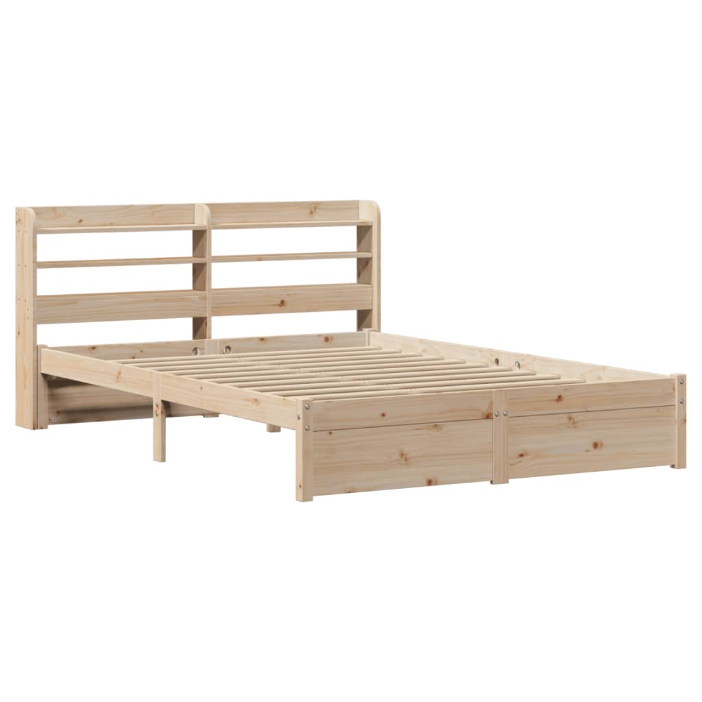 Bed frame with headboard without mattress 120x200 cm