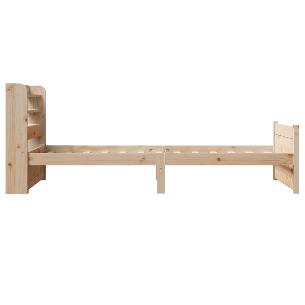 Bettgestell mit Kopfteil ohne Matratze 100x200 cm